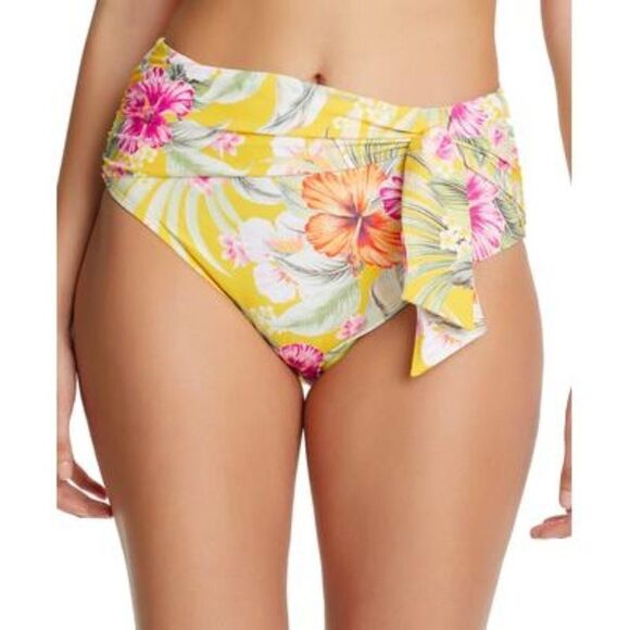 Bleu Rod Beattie Paradiso High‎ Waist Draped Tie Bikini Bottoms - Picture 1 of 8